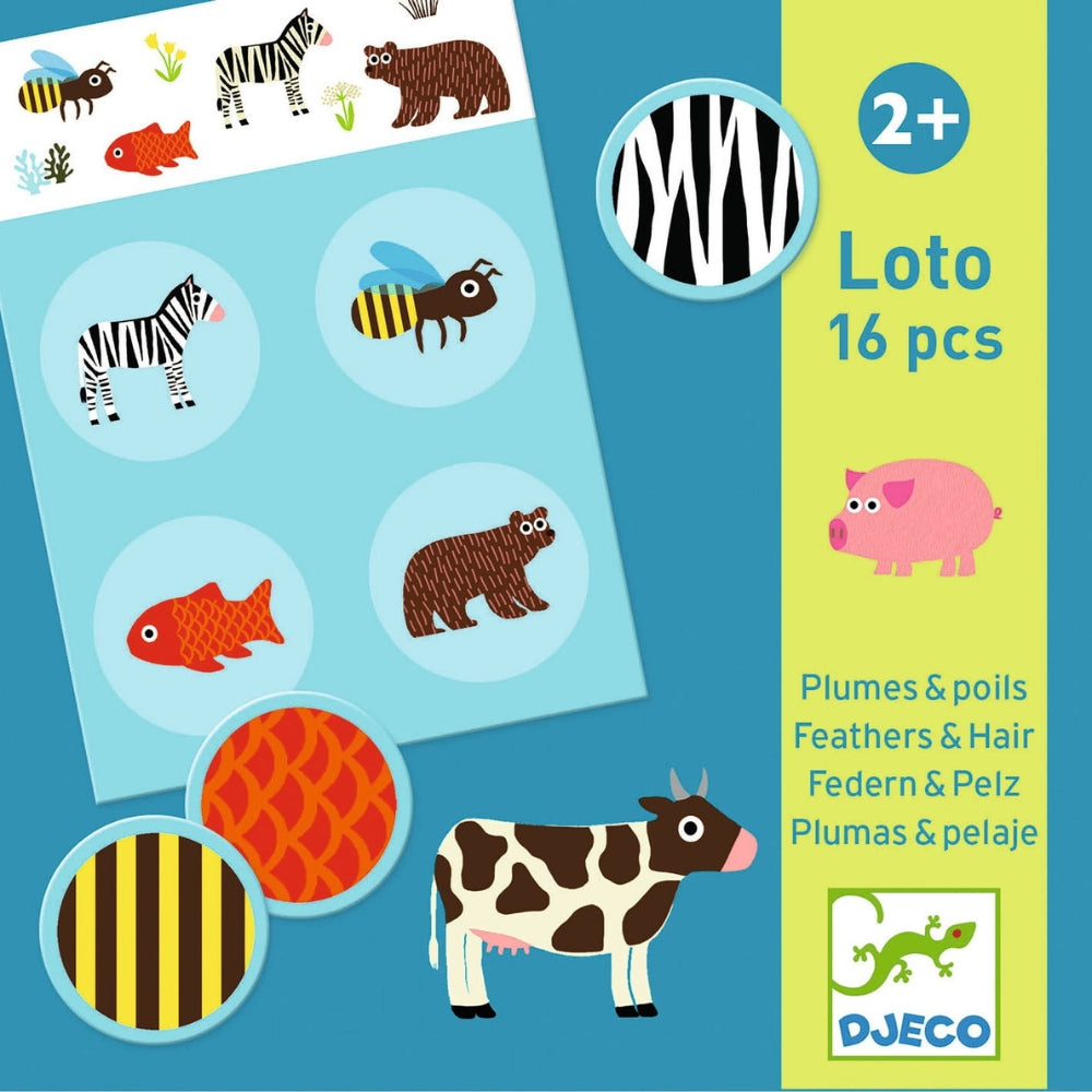Djeco Gra edukacyjna dla dzieci Loto małe zwierzątka