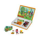 Janod Układanka magnetyczna  Magnetibook pory roku - 4kidspoint.pl