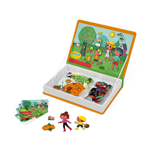 Janod Układanka magnetyczna Magnetibook pory roku - 4kidspoint.pl