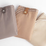 JOISSY Plecak dla mamy ROOMY stone grey/silver