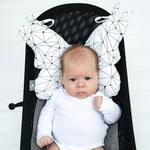 sleepee poduszka do wózka motylek bohemian green