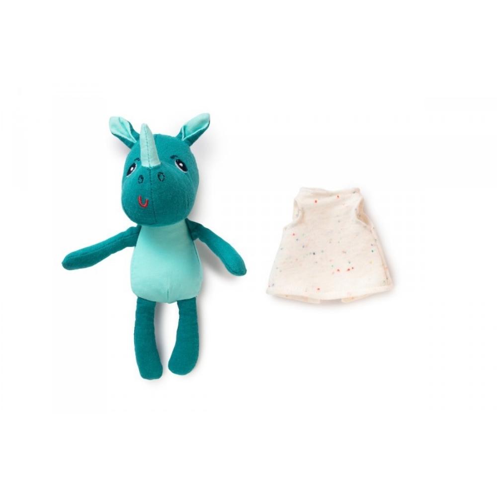 Lilliputiens Przytulanki rodzina nosorożców z rozkładaną matą Nosorożec Marius