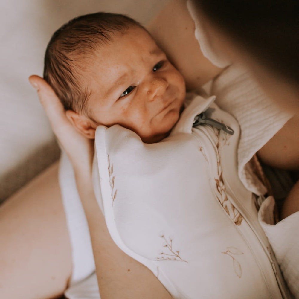 Sleepee otulacz niemowlęcy first step z czapeczką bohemian sand
