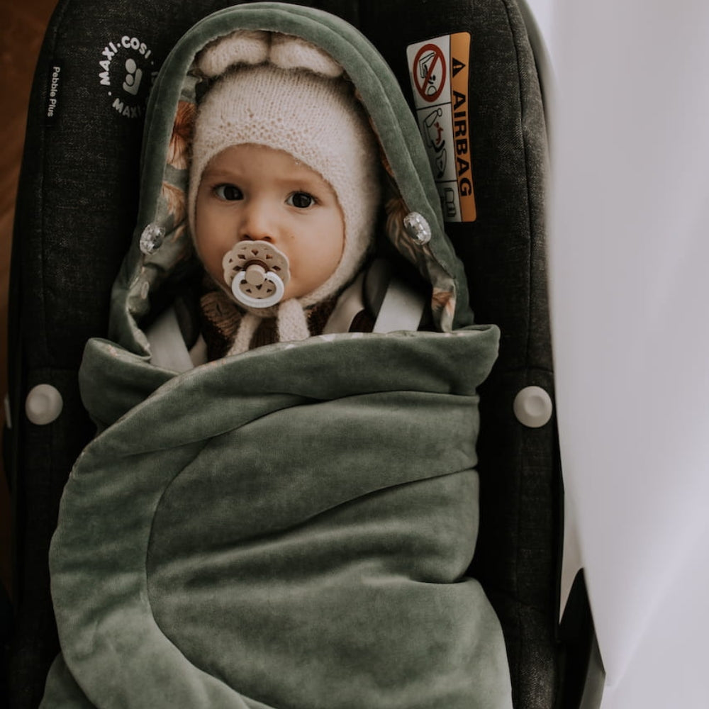 Sleepee kocyk do fotelika samochodowego bohemian green