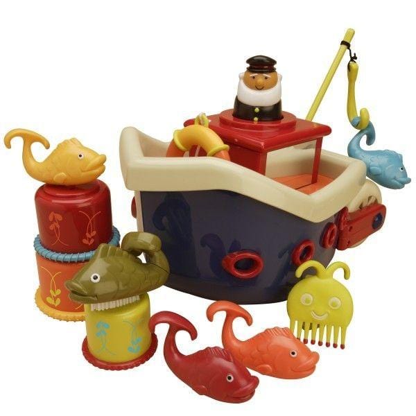 B.Toys Statek z akcesoriami Fish & Splish zabawka do kąpieli