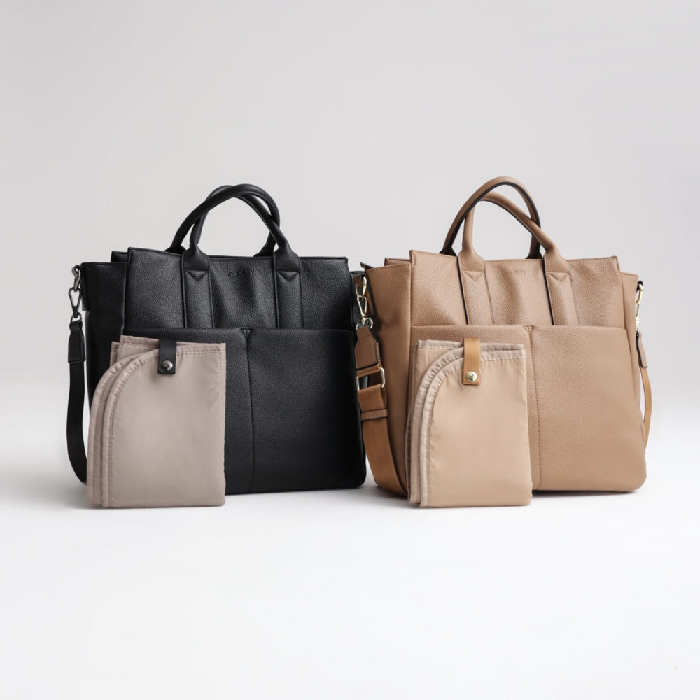 JOISSY Torba dla mamy GINA black/gun metal