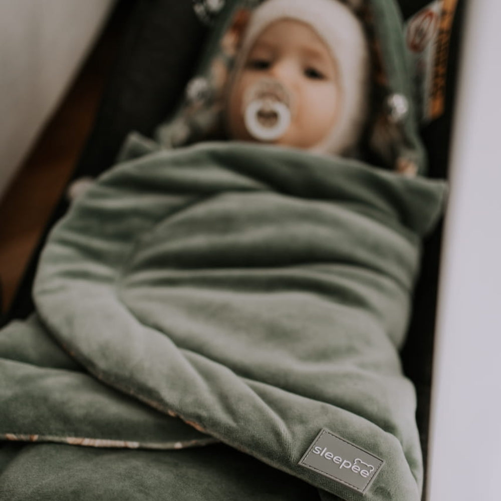 Sleepee kocyk do fotelika samochodowego bohemian green