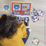 Janod Magnetyczna układanka Magnetibook   zwierzątka - 4kidspoint.pl