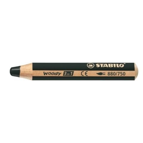 Stabilo Kredka woody czarna - 4kidspoint.pl