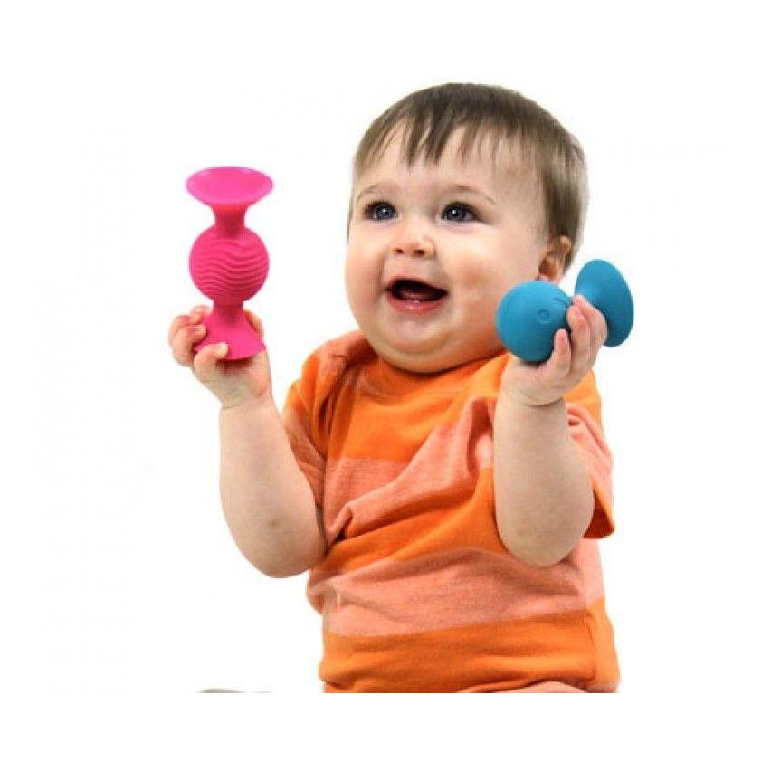 Fat Brain Toys  Duże Przyssawki silikonowe 3 szt. - 4kidspoint.pl