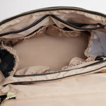 JOISSY Plecak dla mamy ROOMY stone grey/silver