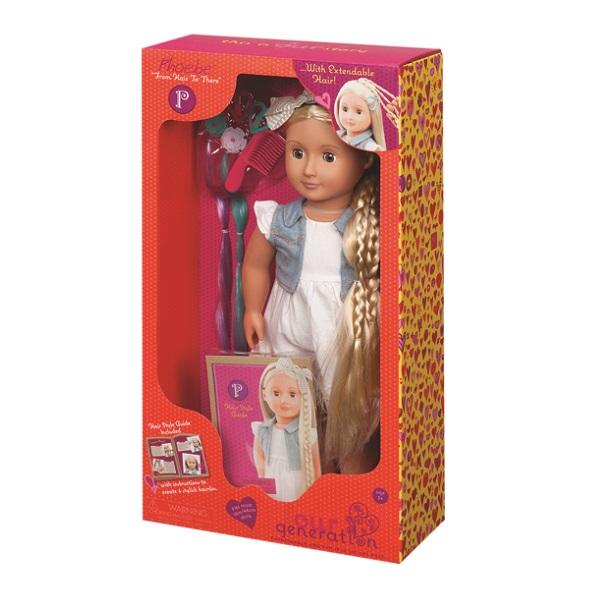 Our Generation Lalka PHOEBE 46cm z regulowanymi włosami - 4kidspoint.pl