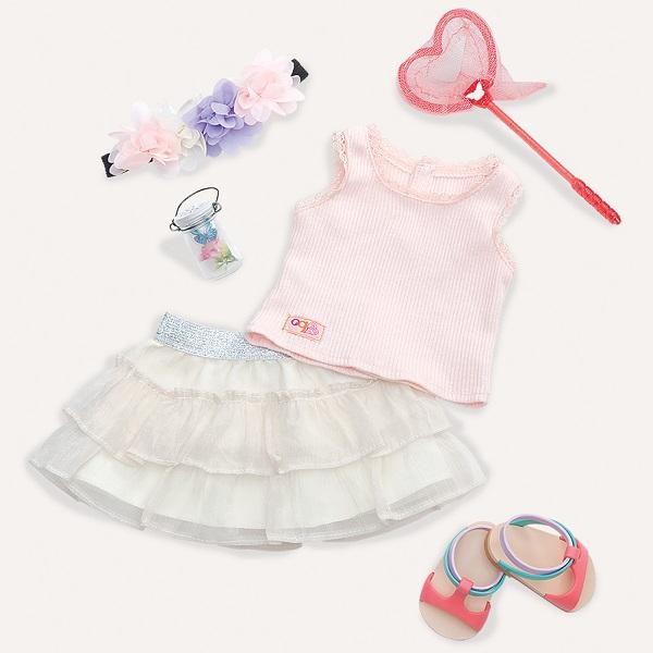 Zestaw ubranek dla lalek - A BUTTERFLY MOMENT - - 4kidspoint.pl