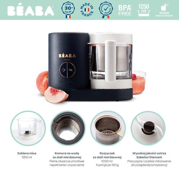 Beaba wielofunkcyjne urządzenie do przygotowywania posiłków Babycook Neo Night Blue - 4kidspoint.pl