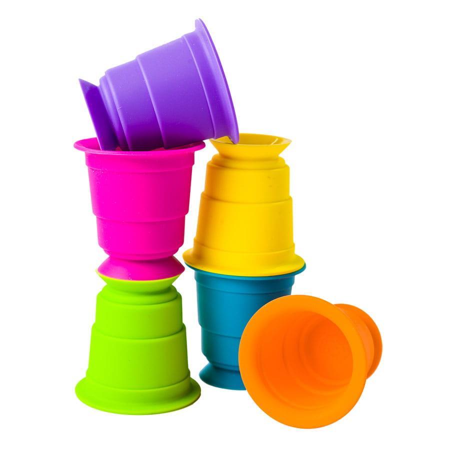 Fat Brain Toys Kubeczki Przyssawki Suction Kupz