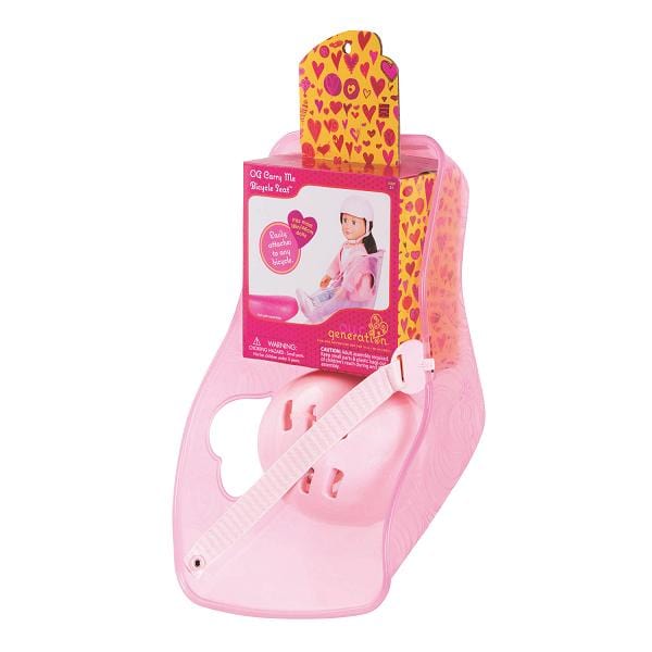 Our Generation Fotelik rowerowy z kaskiem dla lalki 46cm lub podobnej - 4kidspoint.pl