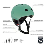 Scootandride Kask S-M dla dzieci 3+ Forest - 4kidspoint.pl