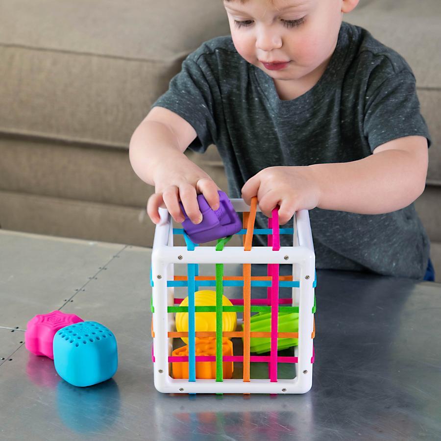 Fat Brain Toys Elastyczna Kostka Sorter InnyBin
