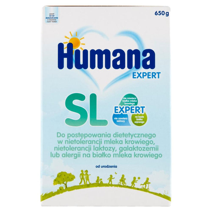 Humana SL Mleko sojowe bez laktozy 650 g - 4kidspoint.pl