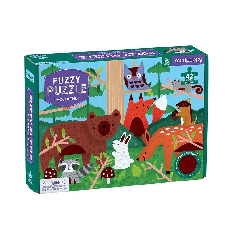 Mudpuppy Puzzle z miękkimi aplikacjami Las 42 elementy 3+