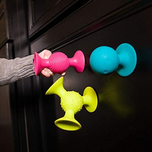 Fat Brain Toys Duże Przyssawki silikonowe 3 szt.