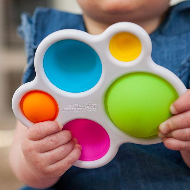 Fat Brain Toys Bąbelki do wyciskania Dimpl
