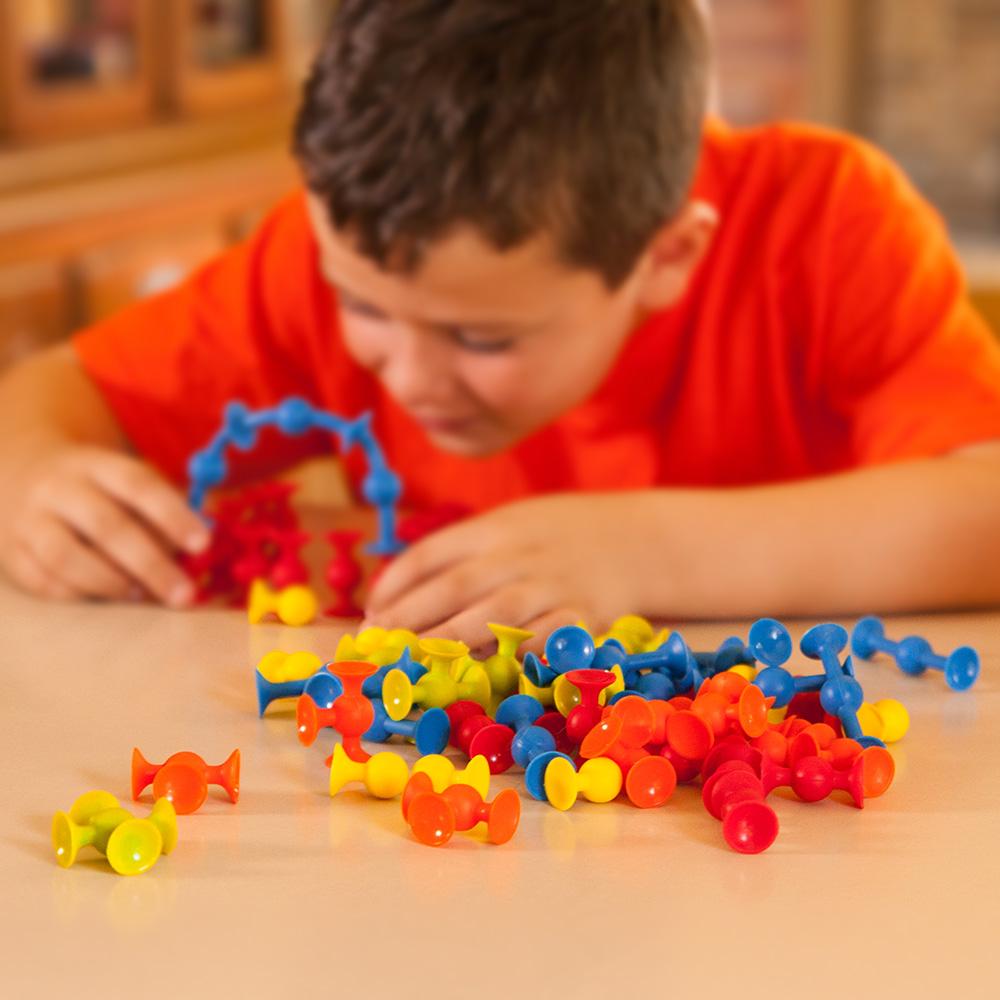 Fat Brain Toys Mini Przyssawki silikonowe 75 szt.