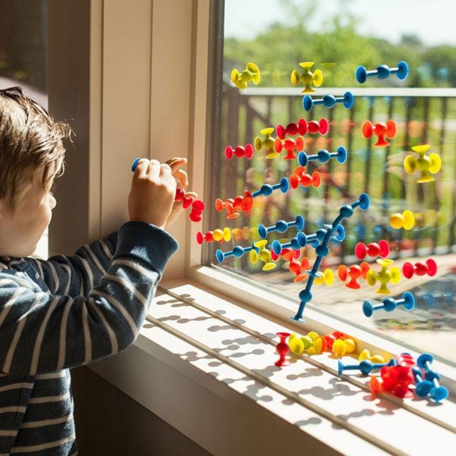 Fat Brain Toys Mini Przyssawki silikonowe 75 szt.