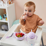 b.box bidon z obciążoną słomką niekapek  Boysenberry by Gelato - 4kidspoint.pl