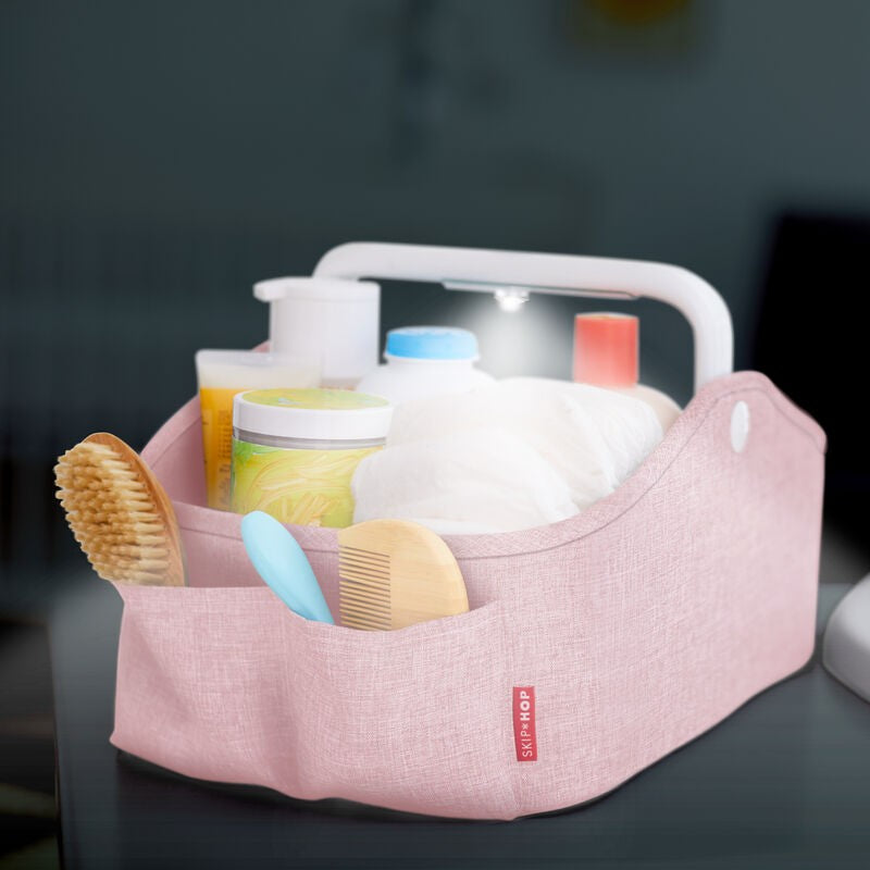 Skip Hop Organizer podróżny z lampką Heather Pink - 4kidspoint.pl
