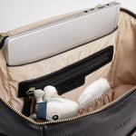 JOISSY Plecak dla mamy ROOMY stone grey/silver