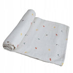 Mushie Otulacz z Organicznej Bawełny Dinozaury