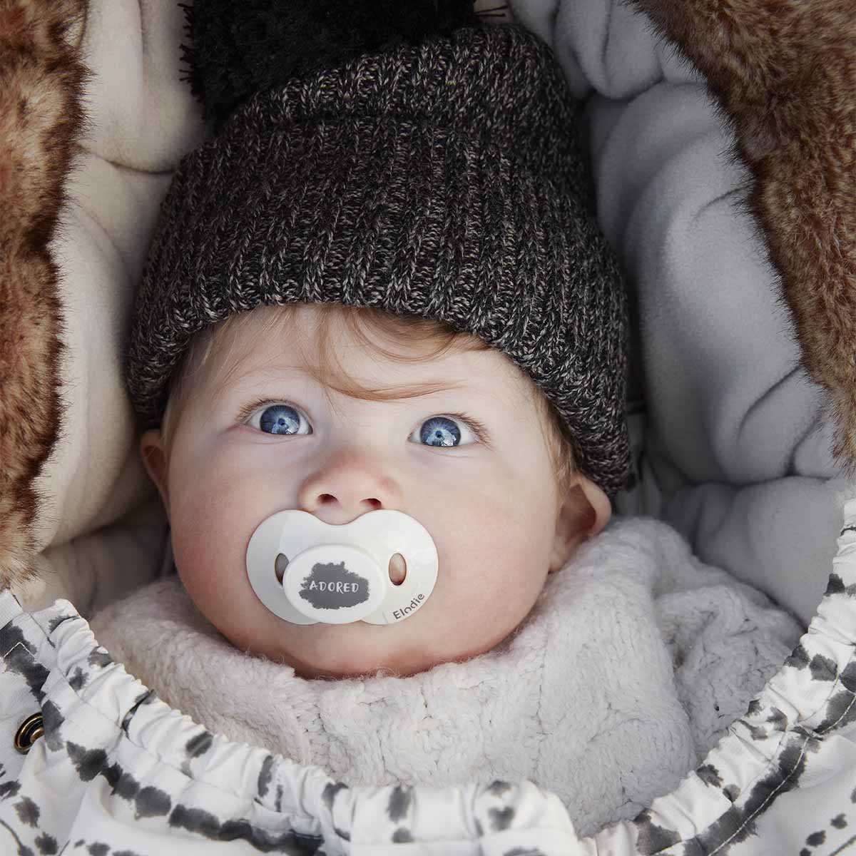 Elodie Details Smoczek ortodontyczny 3 msc + Tidemark Drops