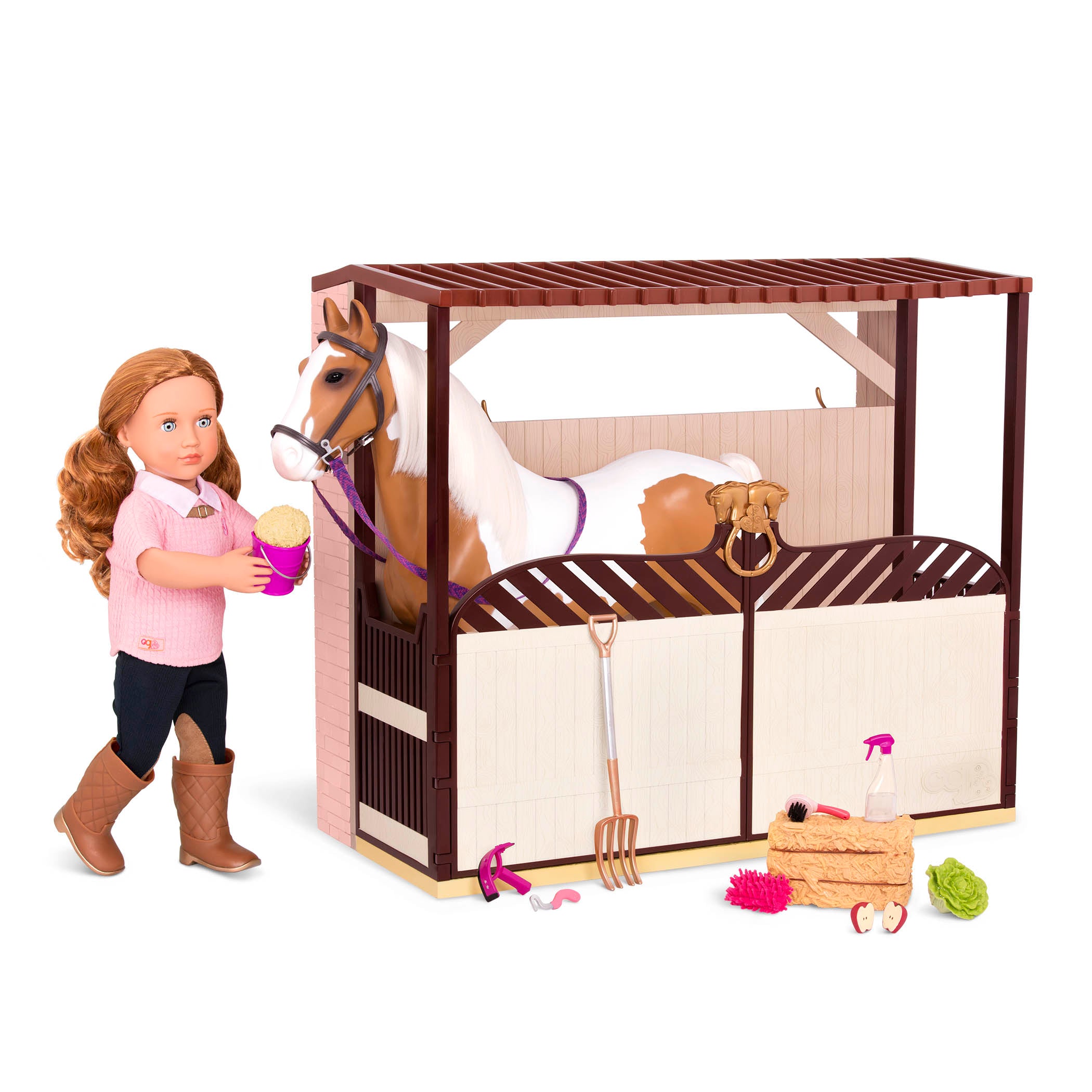 OurGeneration Zagroda dla koni Acres of adventure horse Barn - 4kidspoint.pl