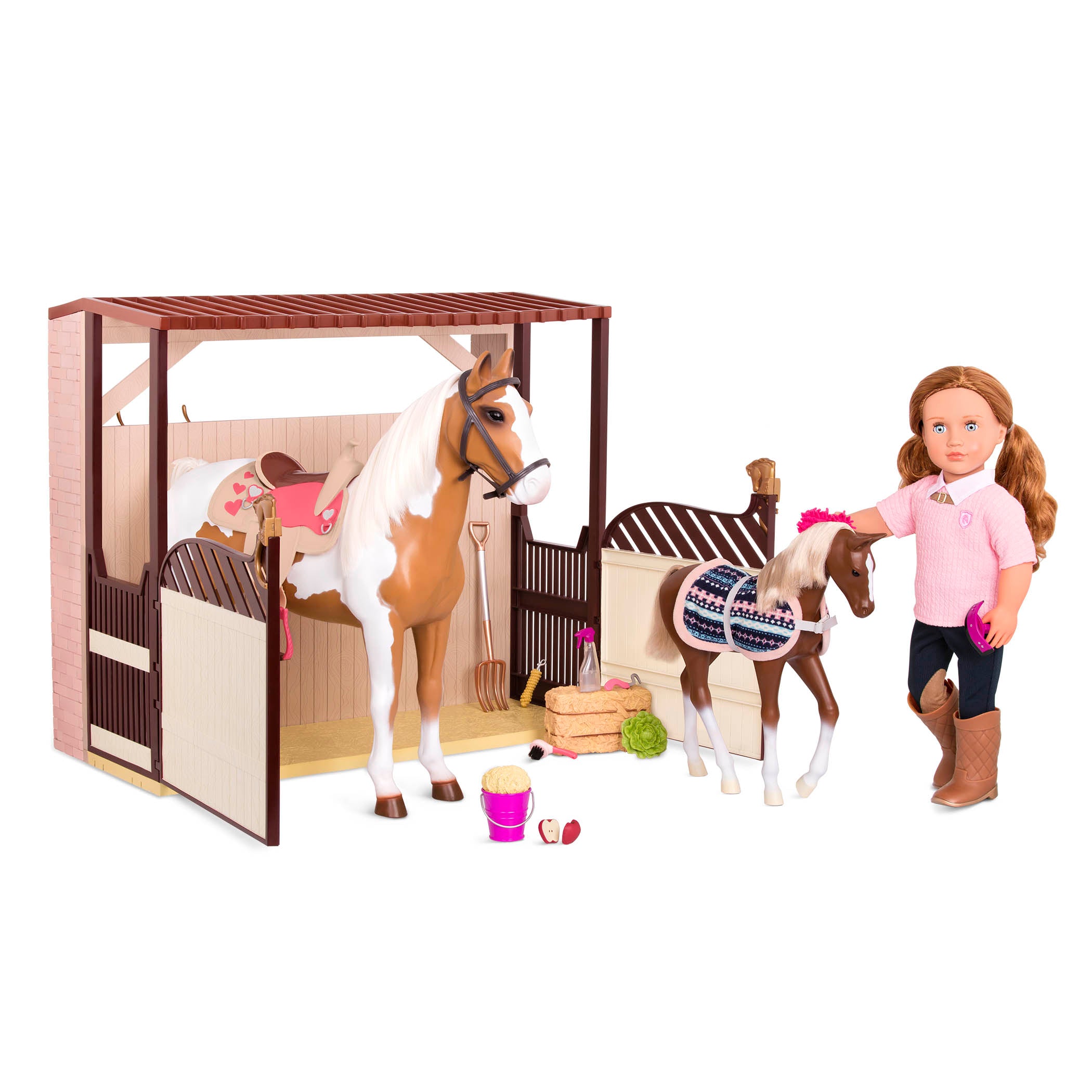 OurGeneration Zagroda dla koni Acres of adventure horse Barn - 4kidspoint.pl