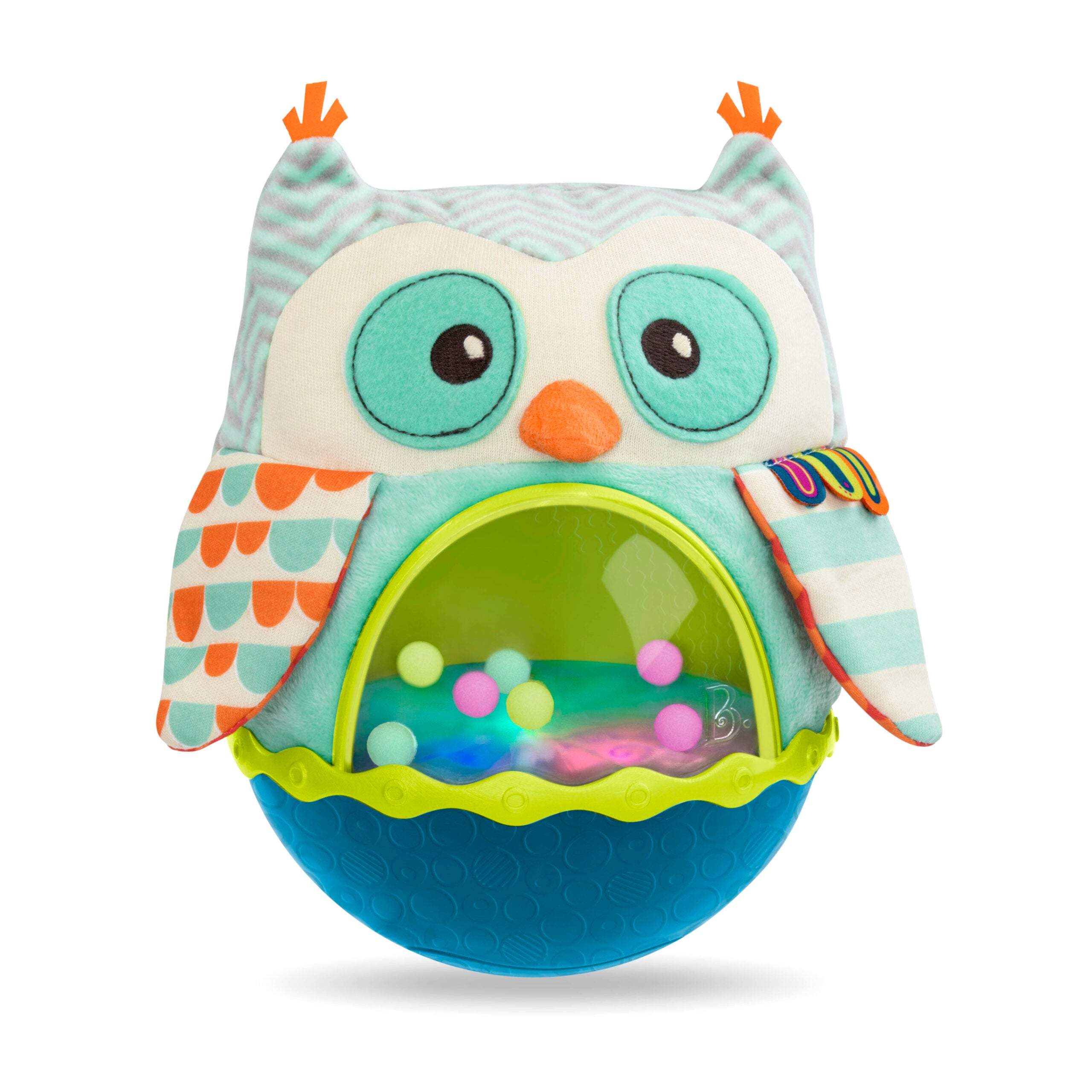 B. Toys Sowa kiwajka zabawka sensoryczna - 4kidspoint.pl