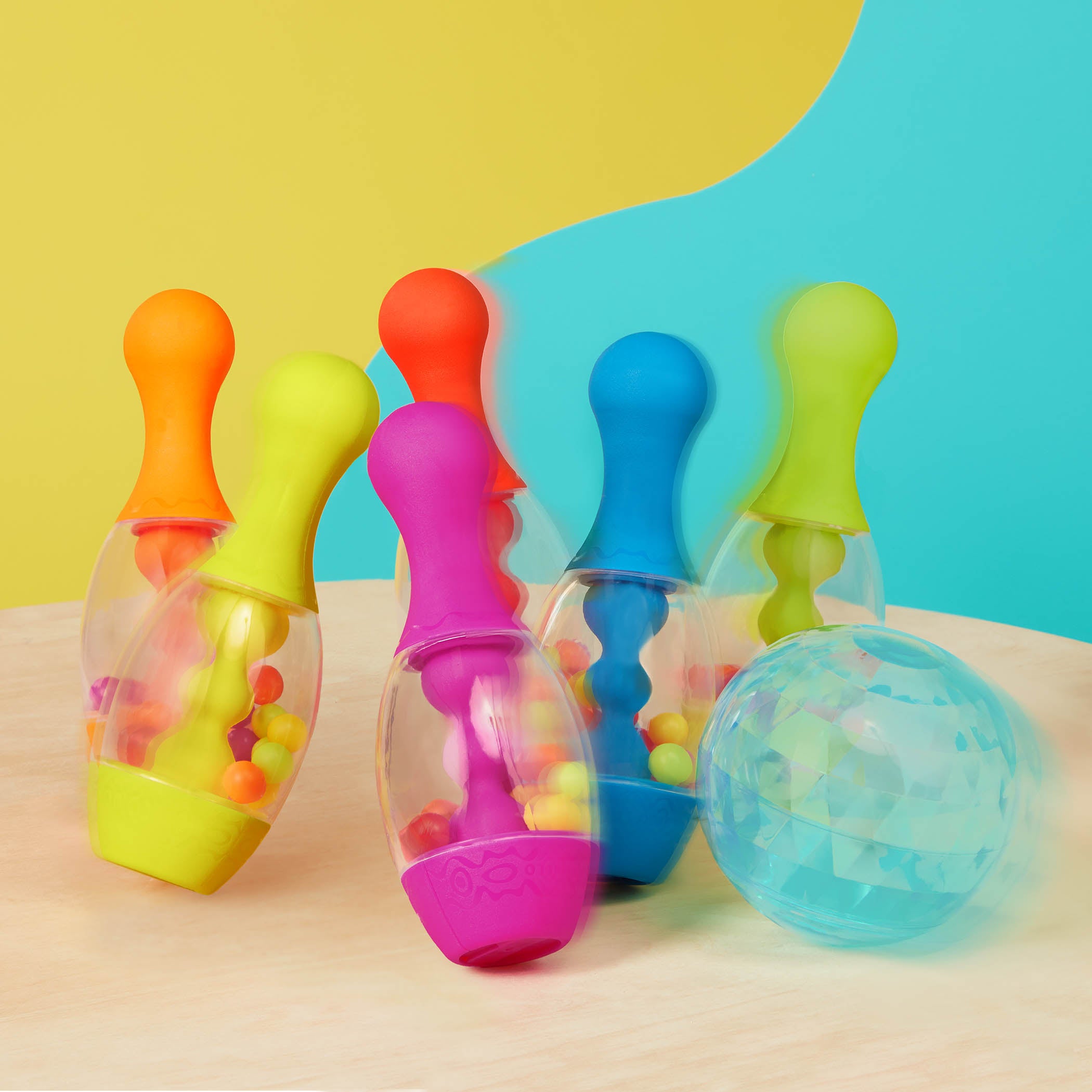 B.Toys Kręgle dla dzieci niebieskie
