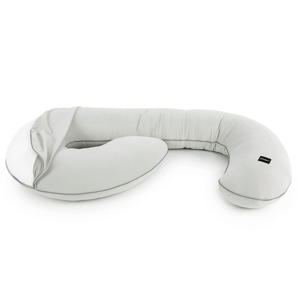 Poofi Poszewka na poduszkę ciążową Organic Jasny szary
