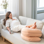 Poofi Poszewka na poduszkę ciążową Organic Jasny szary