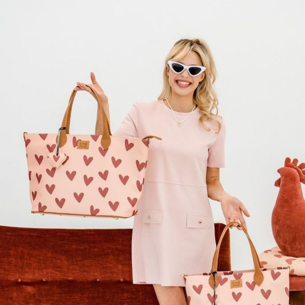 La Millou Torba dla mamy Large Heartbeat Pink