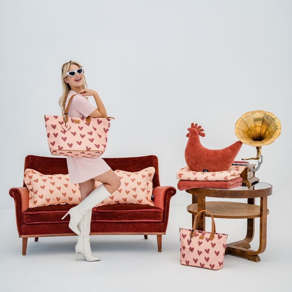 La Millou Torba dla mamy Large Heartbeat Pink