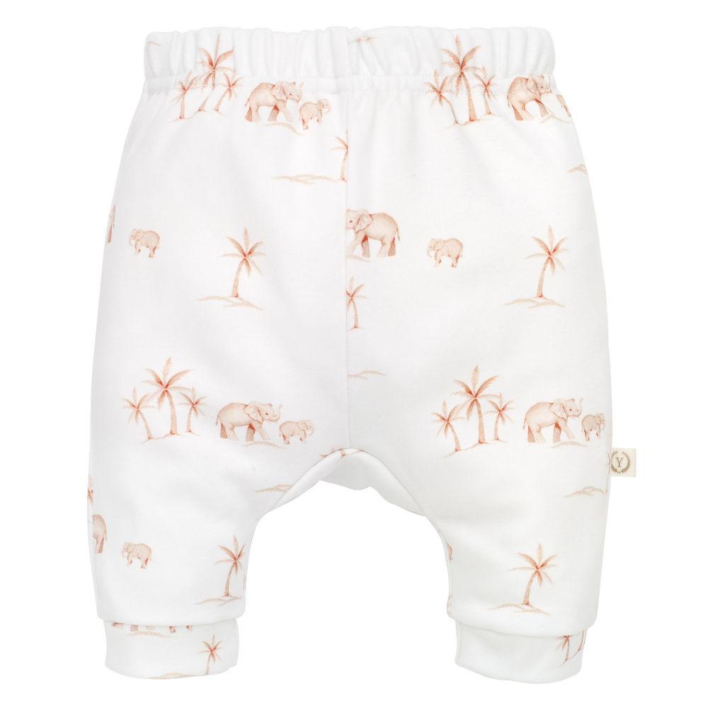 YOSOY Spodnie niemowlęce organic cotton Elephants 68