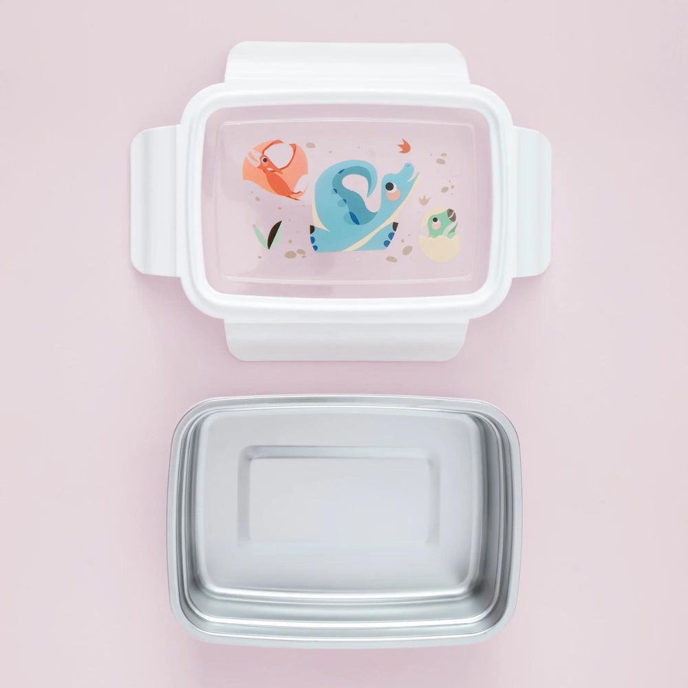 Petit Monkey lunchbox dla dzieci bento dinosaur