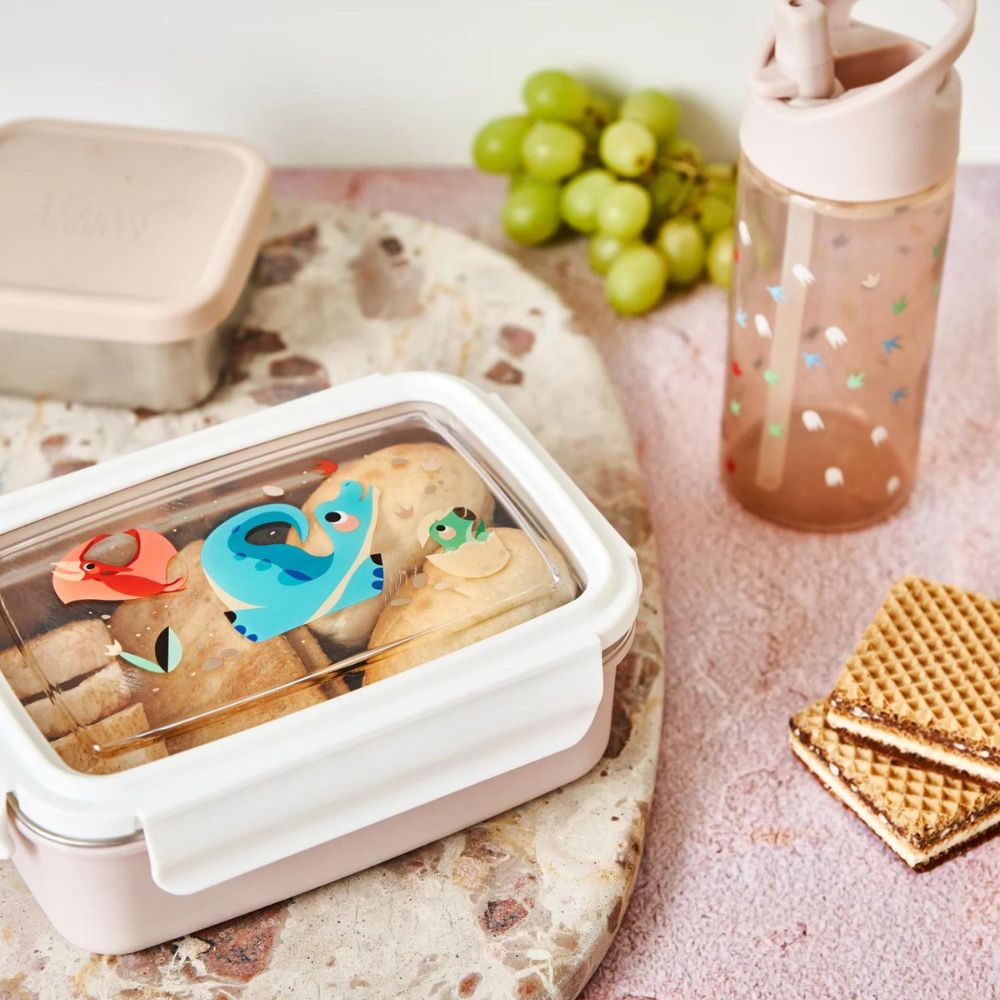 Petit Monkey lunchbox dla dzieci bento dinosaur