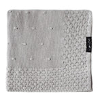 Lullalove Bambusowy Kocyk dla niemowlaka Popcorn Szary