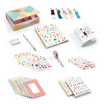Djeco Kuferek z zestawem papierniczym Papeteria Tinou - 4kidspoint.pl