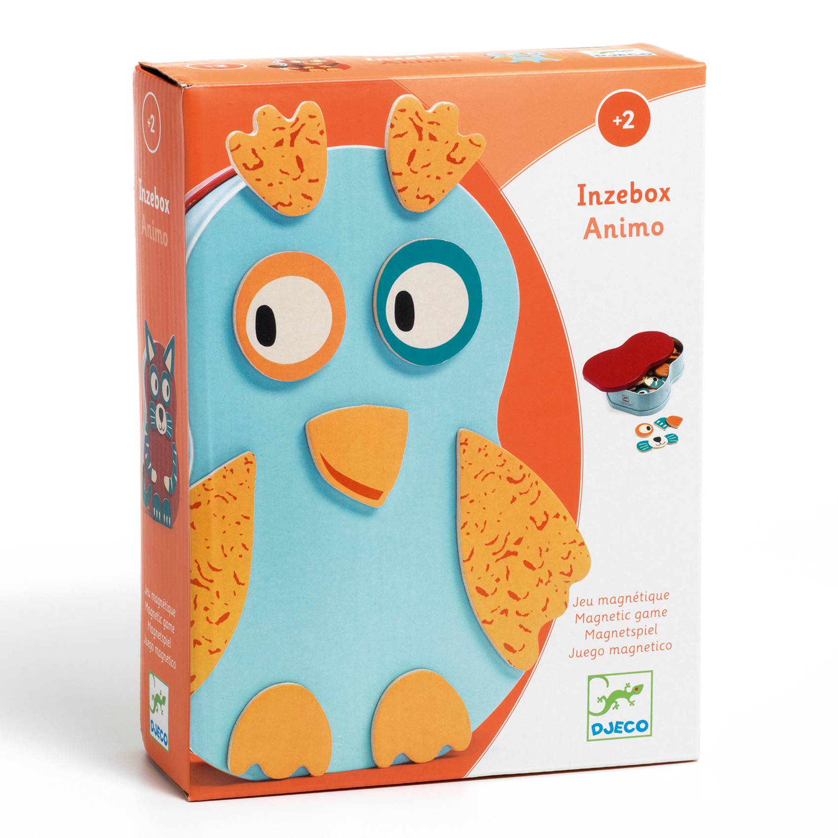 Djeco Układanka magnetyczna Śmieszne Zwierzęta - 4kidspoint.pl