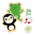 Djeco drewniane magnesy układanka magnetyczna Safari - 4kidspoint.pl