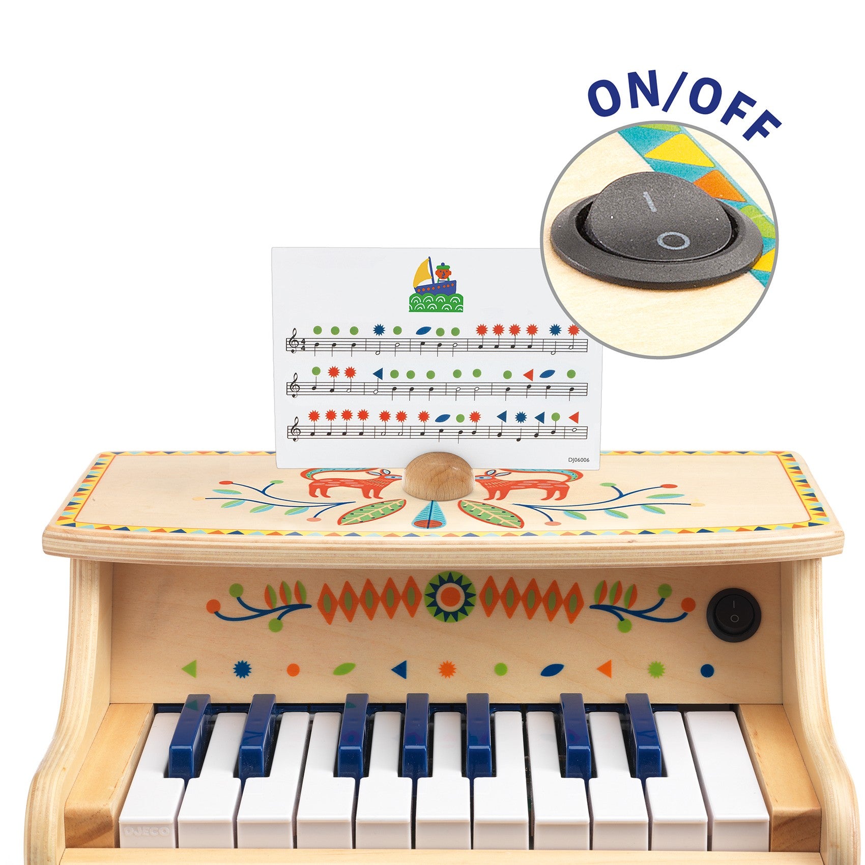 Djeco Pianino dla dzieci elektroniczne - 4kidspoint.pl
