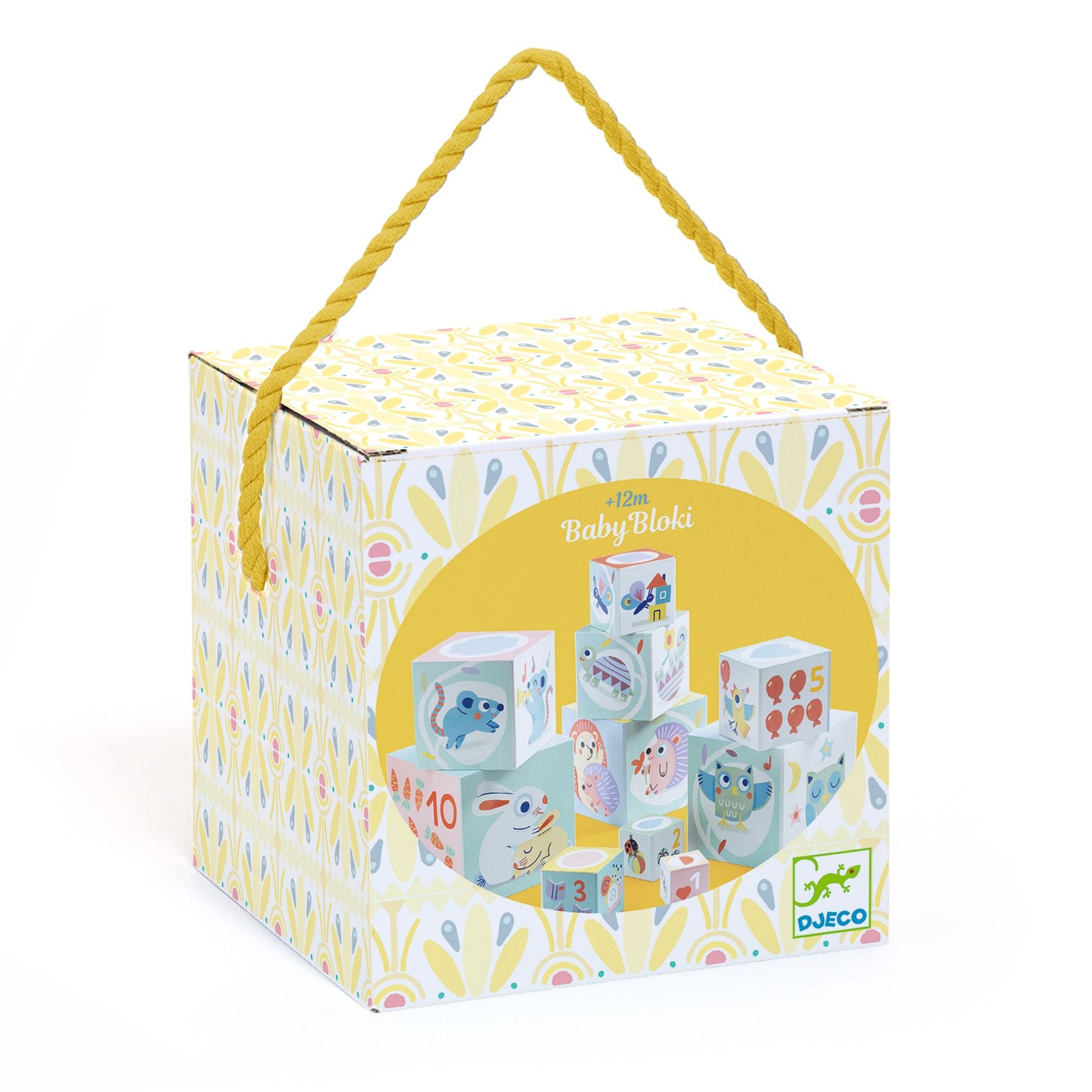 Djeco Kartonowe klocki piramida Baby bloki - 4kidspoint.pl